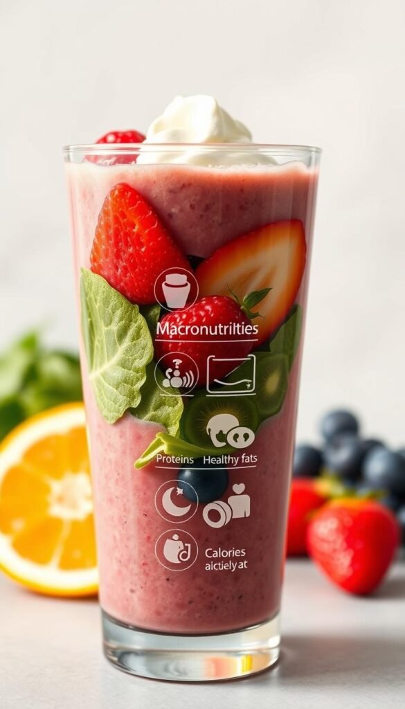 Calorie and nutrient balance in smoothies