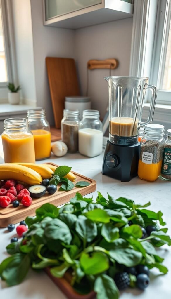 Meal prepping for smoothies