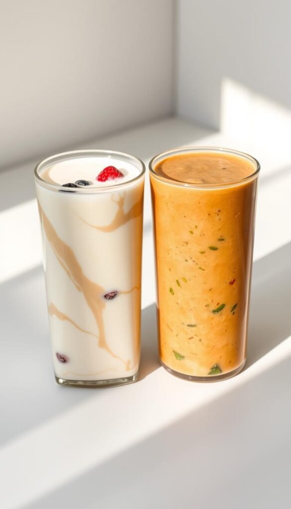 dairy vs plant-based smoothie bases