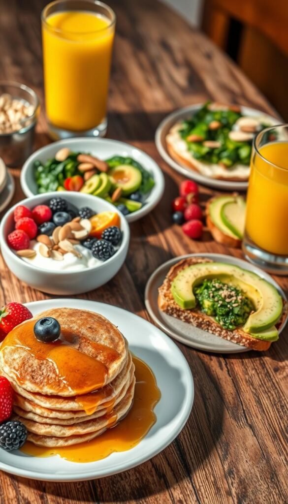 healthy morning meal