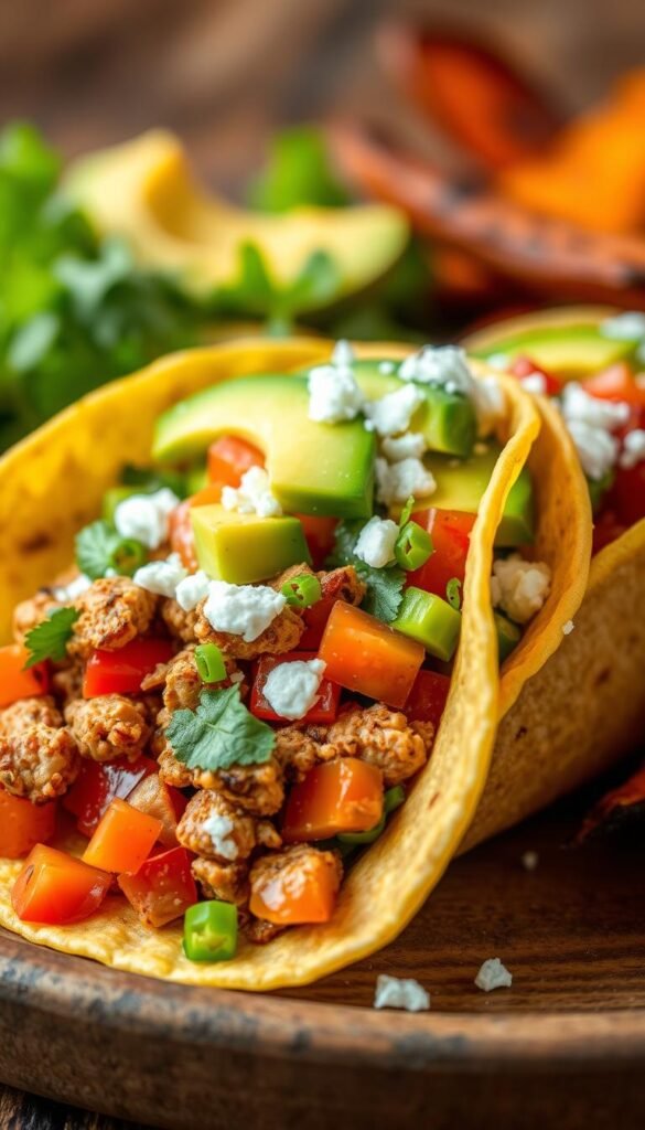 healthy taco dish