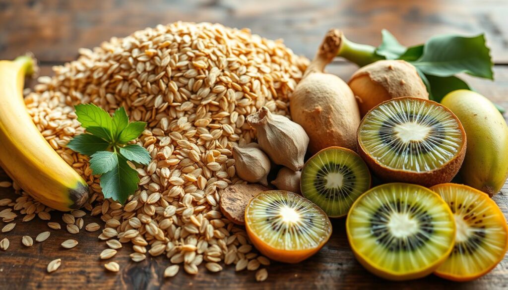 Prebiotic fiber rich foods