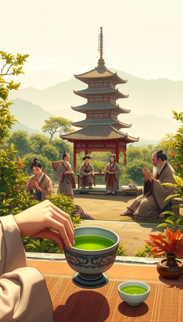 green tea history
