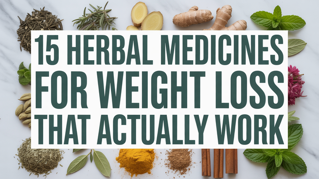 15 Herbal Medicine For Weight loss.