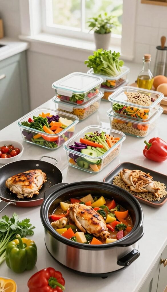 easy healthy dinners prep ahead