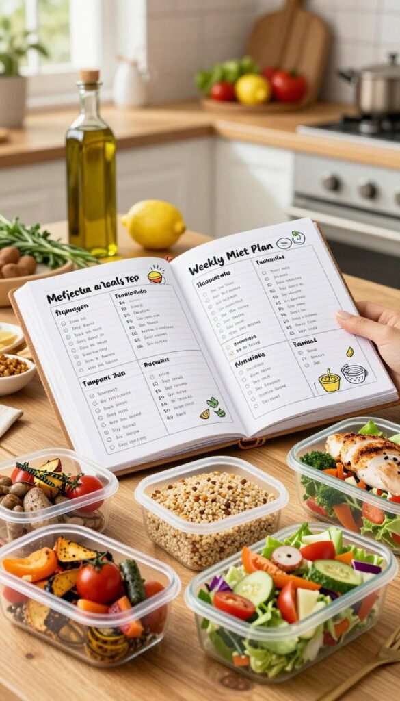 weekly meal template