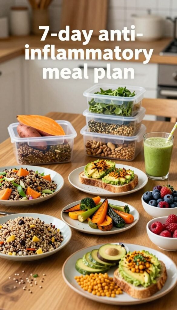 7-Day Anti-Inflammatory Meal Plan for Natural Weight Loss