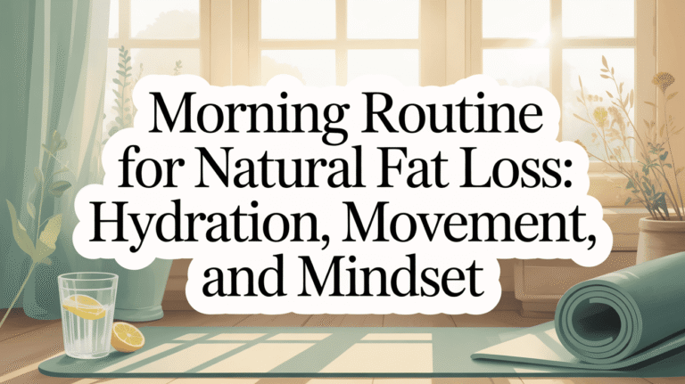 Morning Routine for Natural Fat Loss: Hydration, Movement, and Mindset